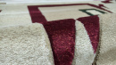 Турецкий прямоугольный ковёр 1347-CREAM/RED